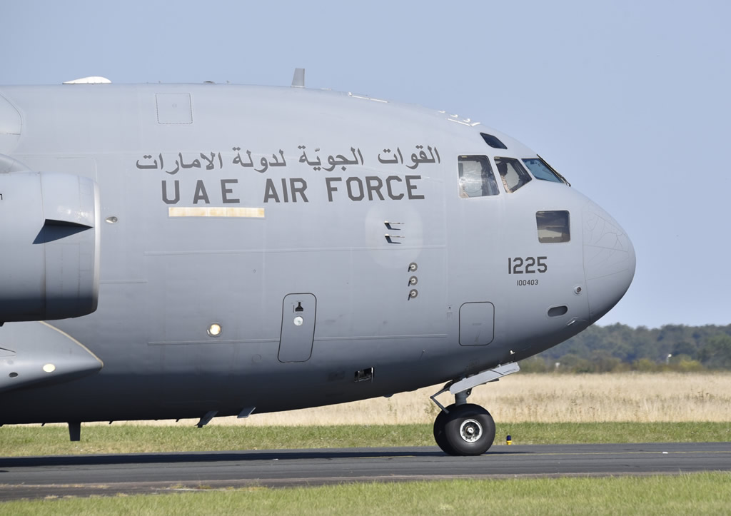 C-17 Globemaster III of the UAE Air Force, No. 1225 